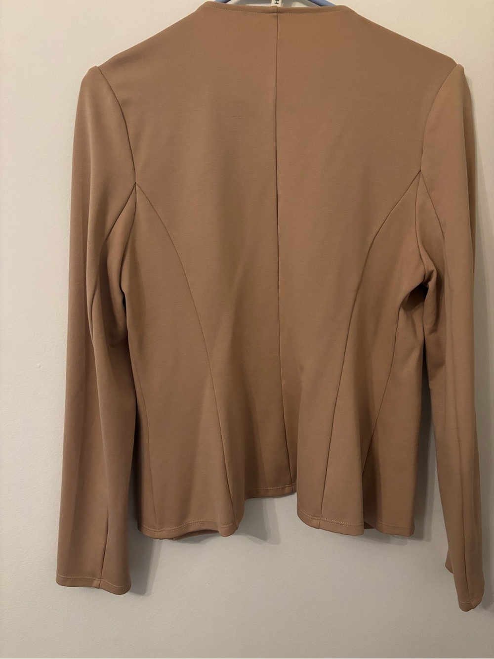 Women’s Camel Button-Front Jacket - Picture 2 of 5